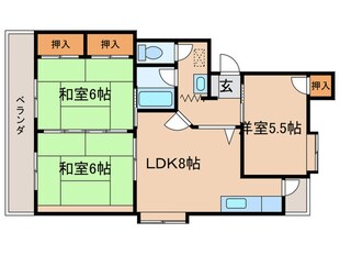 ハイランド本城千代ケ崎の物件間取画像